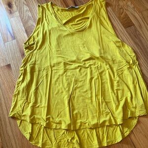 Angel Maternity Motherhood Yellow Nursing Maternity Tank Top - XL